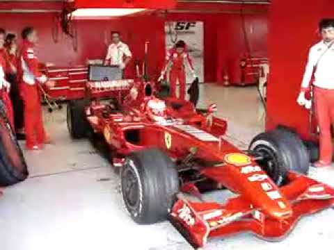 Michael Schumacher testing Ferrari F1 car at circuit de Jerez, december 2007 #KeepFightingMichael