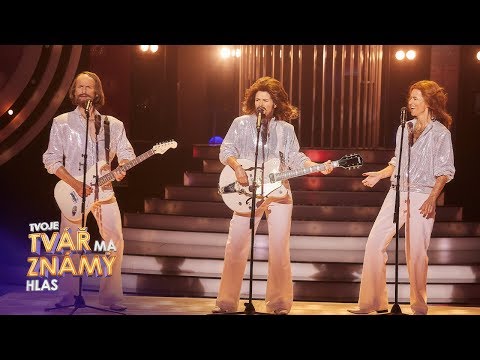 Zuzana Norisová & Gondíkovi jako Bee Gees "Night Fever" | Tvoje tvář má známý hlas