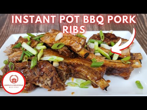 Instant Pot BBQ Pork 🐖 Spareribs Asian Marinade Broiler Pressure Cooker Dinner 🍝
