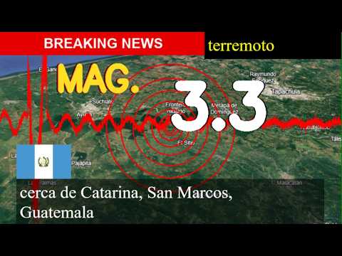 😱🚨 Terremoto cerca de Catarina, San Marcos, Guatemala actualizaciones en vivo hoy: un temblor de mag