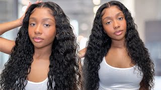 BYE BYE KNOTS WEAR & GO WATER WAVE WIG 😍 | PRE CUT BABY HAIR | Ft. Unice Amazon