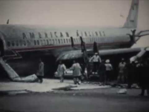 American Airlines Boeing 707 landing incident at Carswell AFB 1960