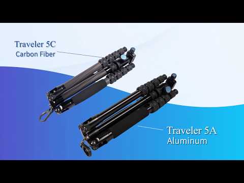 Sirui Traveler 5A, stativ med kulled 3T-35, aluminium | CyberPhoto