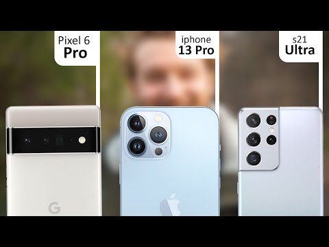 Google Pixel 6 Pro vs iPhone 13 Pro vs Galaxy s21 Ultra Camera Test