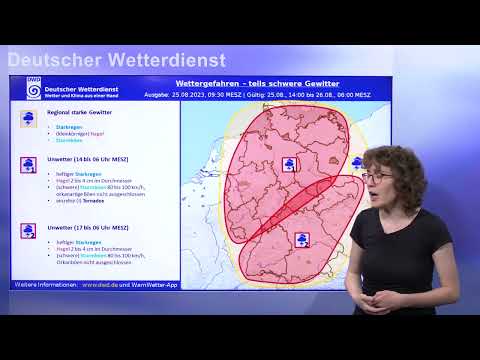 25.08.2023 Unwetterinformation - Deutscher Wetterdienst (DWD)