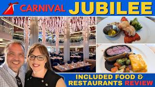 Carnival Jubilee Free Food & Restaurants Review (Complimentary Dining) 🍽️🚢