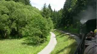 preview picture of video 'Pressnitztalbahn  -  Museumsbahn Steinbach-Jöhstadt  -   Dampfbahn-Route Sachsen'