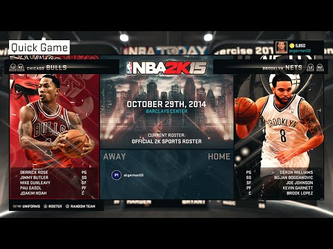 NBA 2K15 - Gameplay | PS4 - Chicago Bulls VS Brooklyn Nets - Full Game