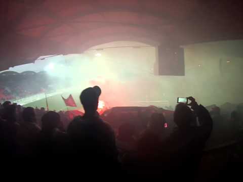 Pyroshow/ Fc Sion vs Servette/ Ultrasion/ Switzerland