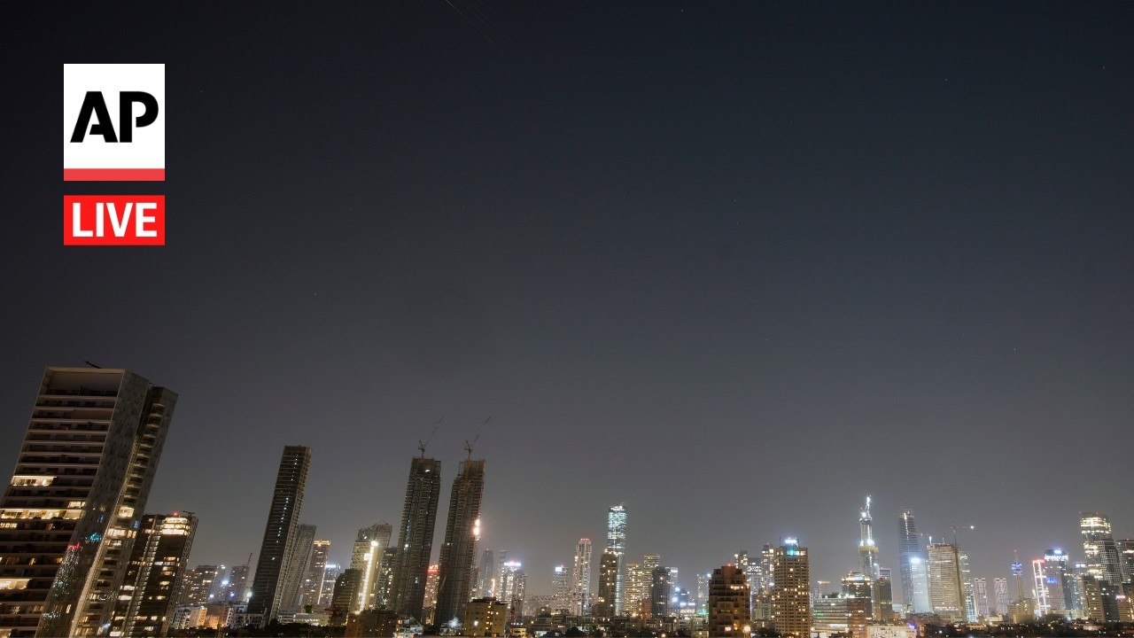Video | LIVE: Tel Aviv and Jerusalem skyline as Iran war continues