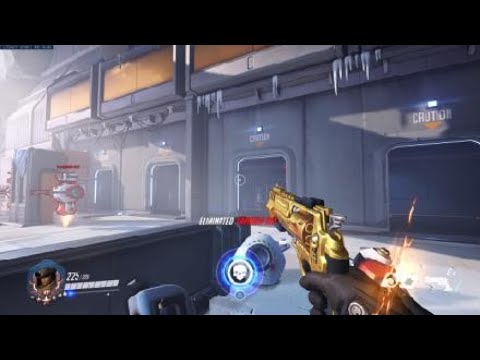 Overwatch Mccree speed run WR console (16s 700ms)