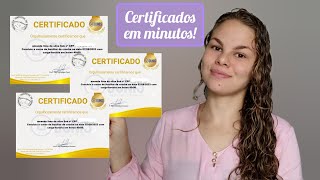 210h de carga horária para atividades complementares em 15 minutos