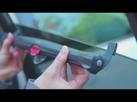 MUNCHKIN užuolaidėlės nuo saulės automobilio langui 2 vnt. Brica 90332-SIOC video