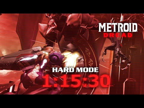 Metroid Dread Hard Mode Former WR 1:15:30 (In-game time 1:31:17)
