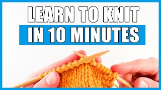 Learn to Knit: The Basic Techniques in a Quick Tutorial