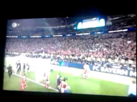 Siegesfeier nach Champions Leauge finale FCB 2013