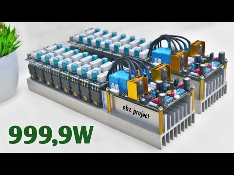 [DIY] Powerful Amplifier Board using 2SC5200 & 2SA1943 Transistors - NEW SOCL 504 TEF | #cbzproject