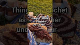 Things to crochet for beginner UNDER 1 hour #crochet #crochettutorial #trending  #crochetpatterns