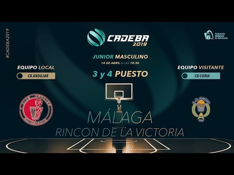 CADEBAJUNMAS 2019 - 3 y 4 - CB ANDUJAR vs BIOMEDAL CB CORIA XL