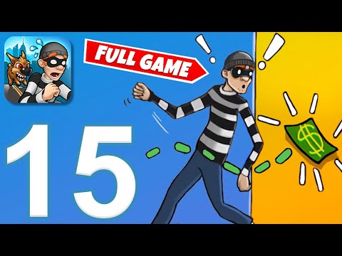 Robbery Bob - Gameplay Walkthrough Part 15 - All Levels (iOS, Android)