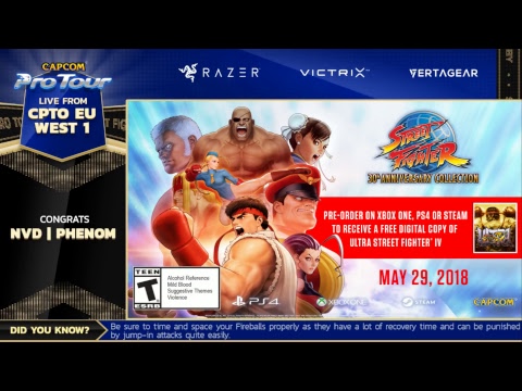 Capcom Pro Tour 2018 Online Ranking: EU West 1 - Part 2