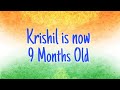 Baby Krishil Is Now 9 Months Old British Indian Baby Republic Day Baby Photoshoot Idea