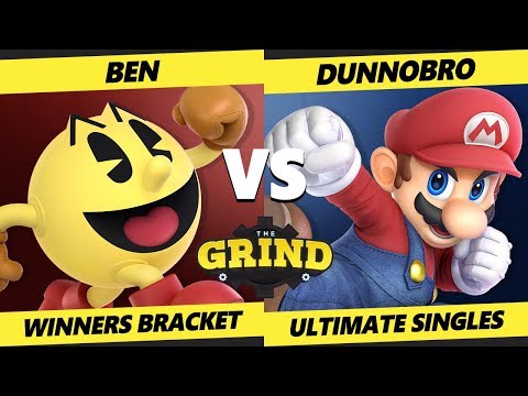Smash Ultimate Tournament - Ben (Pac-Man) Vs. Dunnobro (Mario) - The Grind 82 SSBU Winners Top 24