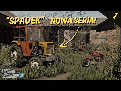 "SPADEK" #1 NOWA SERIA PRZYGODOWA! Oprowadzenie po gospodarstwie 🚜 FS22