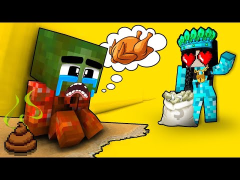 POOR  Fire Zombie VS Rich Iсe Sadako Love Story!