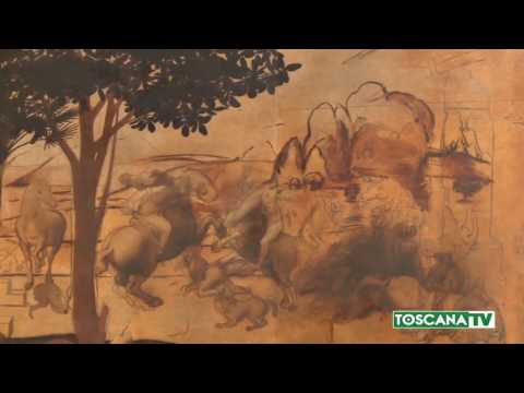 2017-03-23 FIRENZE - L'ADORAZIONE DEI MAGI DI LEONARDO A GIORNI AGLI UFFIZI