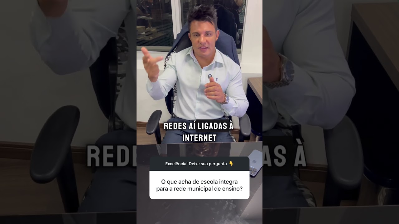 ESCOLAS DEVEM SER EM TEMPO INTEGRAL? #shorts