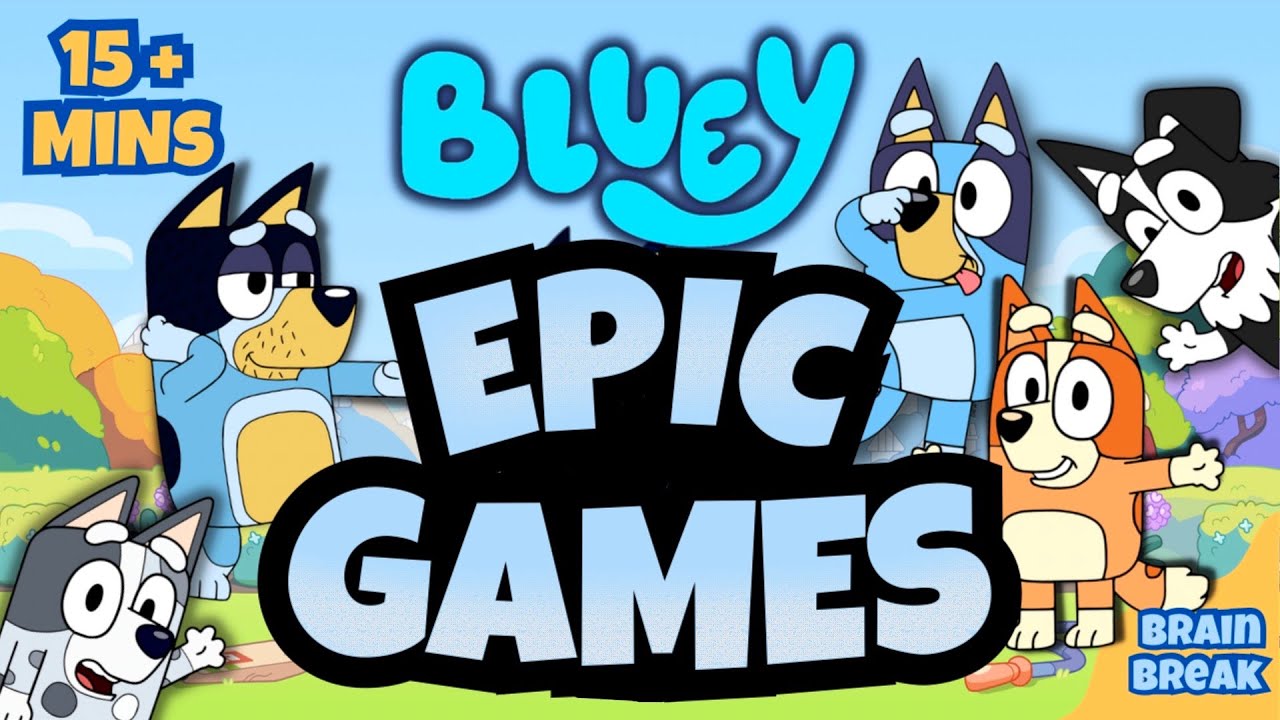 Bluey Games! Brain Break | Floor is Lava | GoNoodle | Just Dance