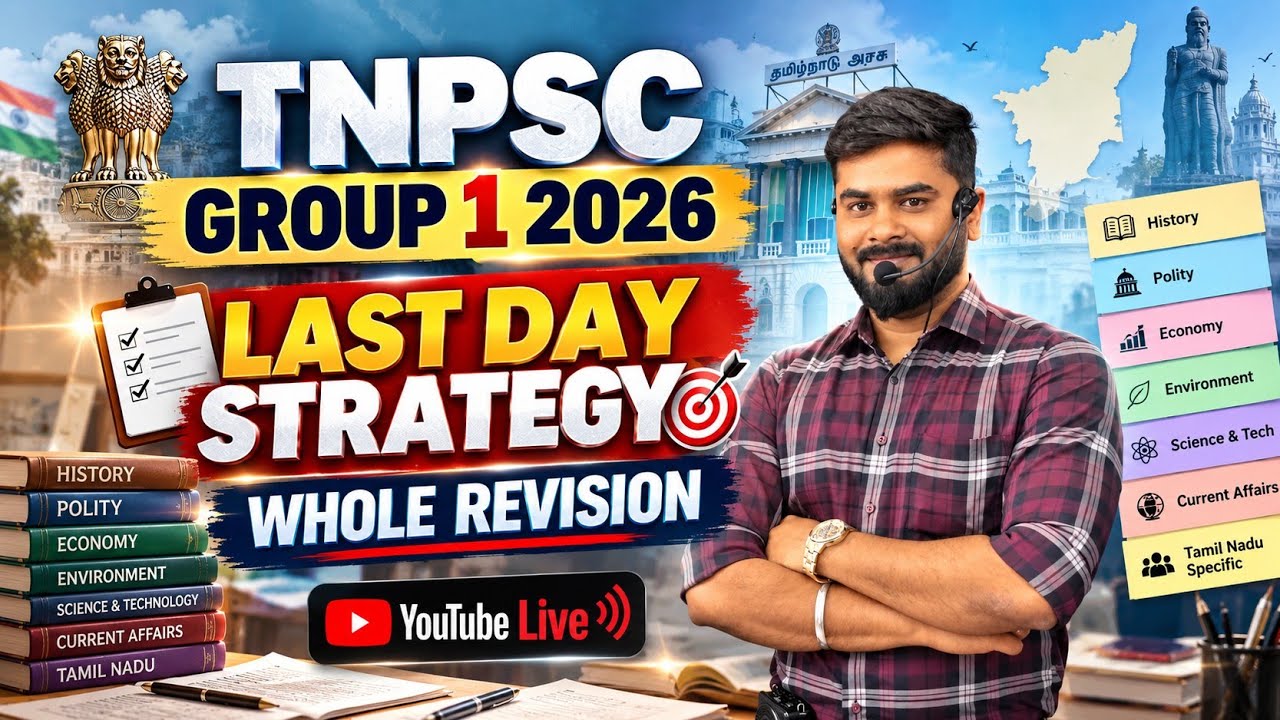 POLITY/CURRENT AFFAIRS/HISTORY/UNIT 6/UNIT 5/GROUP I 2026/TNPSC/FULL REVISION
