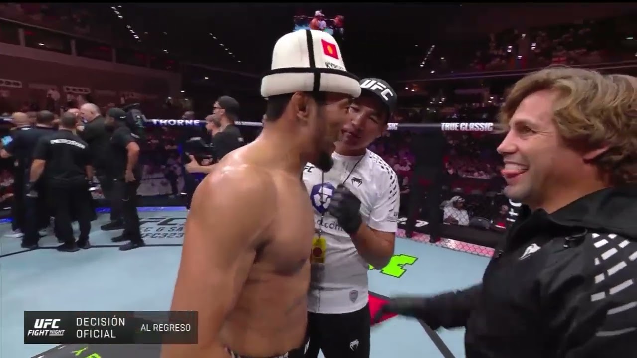 UFC Qatar |  Orolbai debuta con victoria en Welter tras noquear a Hermansson