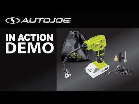 Auto Joe 24V-AJC-LTE 24-Volt* IONMAX kabelloser tragbarer Luftkompressor mit 2,0-Ah-Akku + Ladegerät