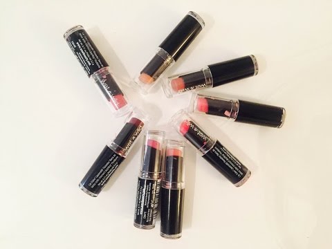 Mis labiales Wet N Wild // Swatches en los labios