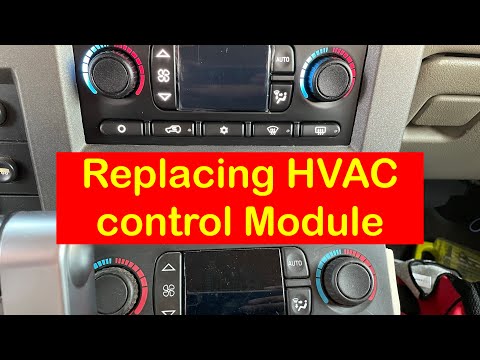 HOW TO REPLACE HVAC CONTROL MODULE ON A HUMMER H2