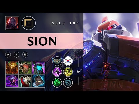 Sion Top vs Renekton - KR Challenger Patch 25.24