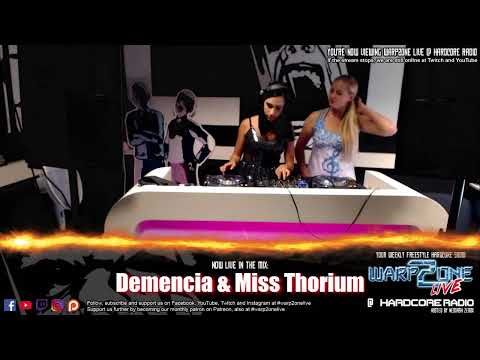 WARP2ONE Live @ Hardcore Radio: Demencia & Miss Thorium (30-07-2020)