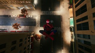 Spider-Man Remastered Pc Web Swinging with the animations of Miles Morales Mod