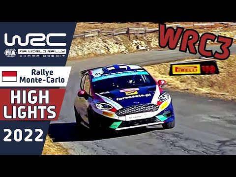 WRC3 Rally Highlights Day 1 + 2:  WRC Rallye Monte-Carlo 2022