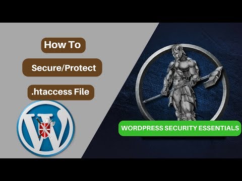Protect htaccess File In Wordpress Video 13 Wordpress Security