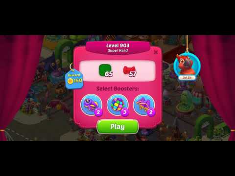 Homescapes - Level 903 Super Hard. No Boosters and No Flint's Adventure.