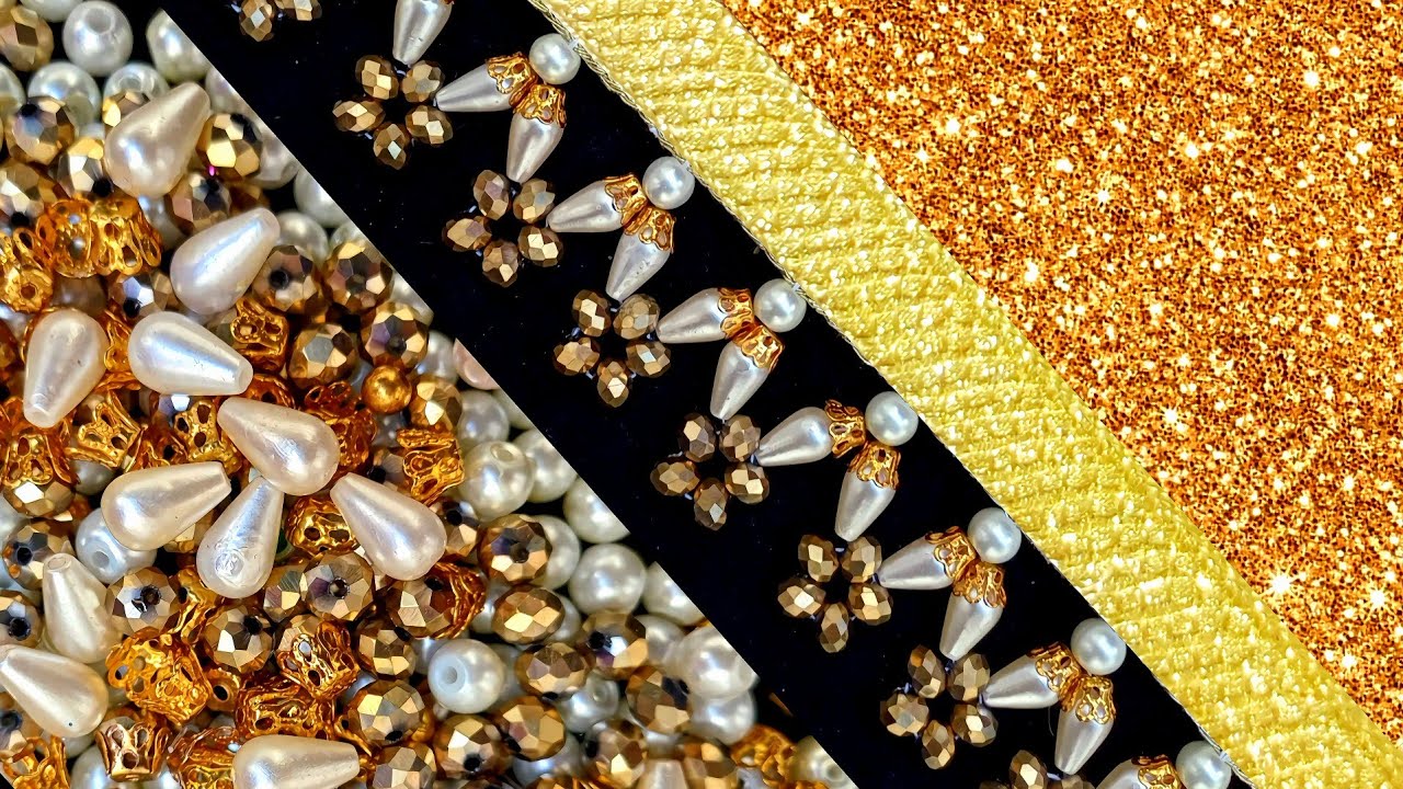 We have a tutorial and sewing example of a beautiful and classic fringe design.#DIY💛💫💛