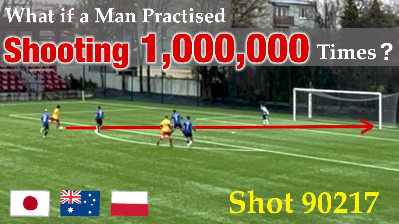 What if a Man Practised Shooting a Million times? -  Shot 90172 (9.0%) - Football (Soccer) Progress