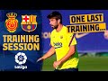 LAST TRAINING SESSION before MALLORCA-BARÇA