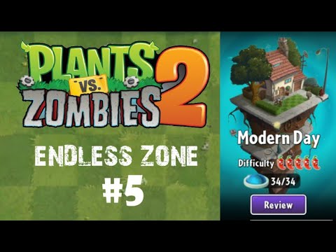 Modern Day (Endless Zone) Highway To The Danger Room (Level 41 - 50) | Plants vs Zombies 2