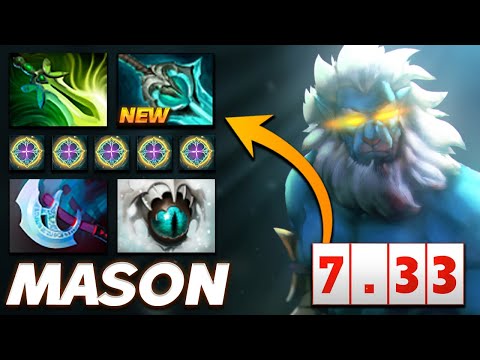 Mason Phantom Lancer New Item DISPERSER - Dota 2 Patch 7.33 [Watch & Learn]