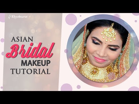 Asian Bridal Makeup Tutorial | Step By Step Tutorial | Indian Bridal Makeup | Pooja Goel
