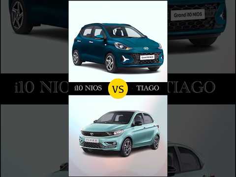 Comparison Hyundai Grand i10 Nios vs Tata Tiago #i10 #tiago